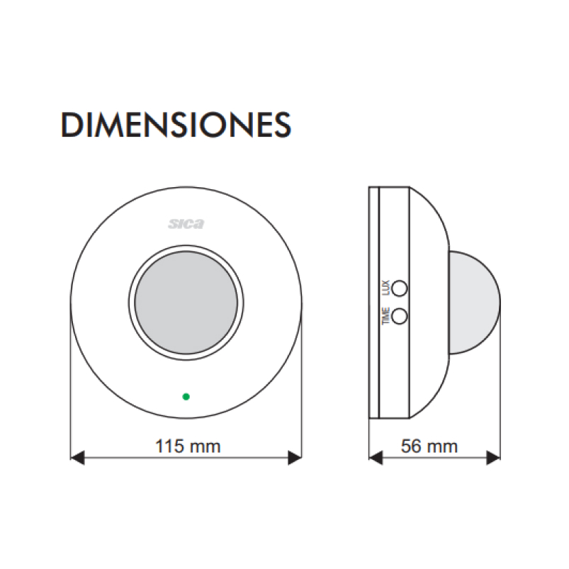 Sensor de movimiento para techo 360 grados - Imagen 5