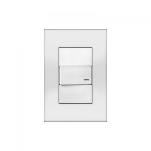 Tapa tres módulos blanco 5x10