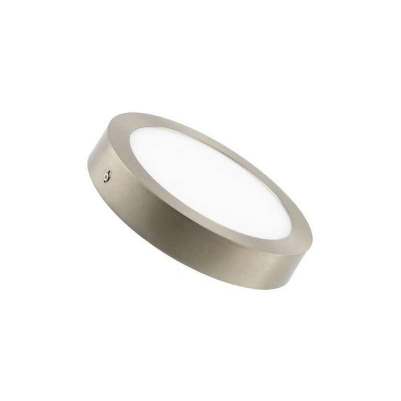 Plafón Led Superficial Redondo 6W Color Platil - Imagen 2