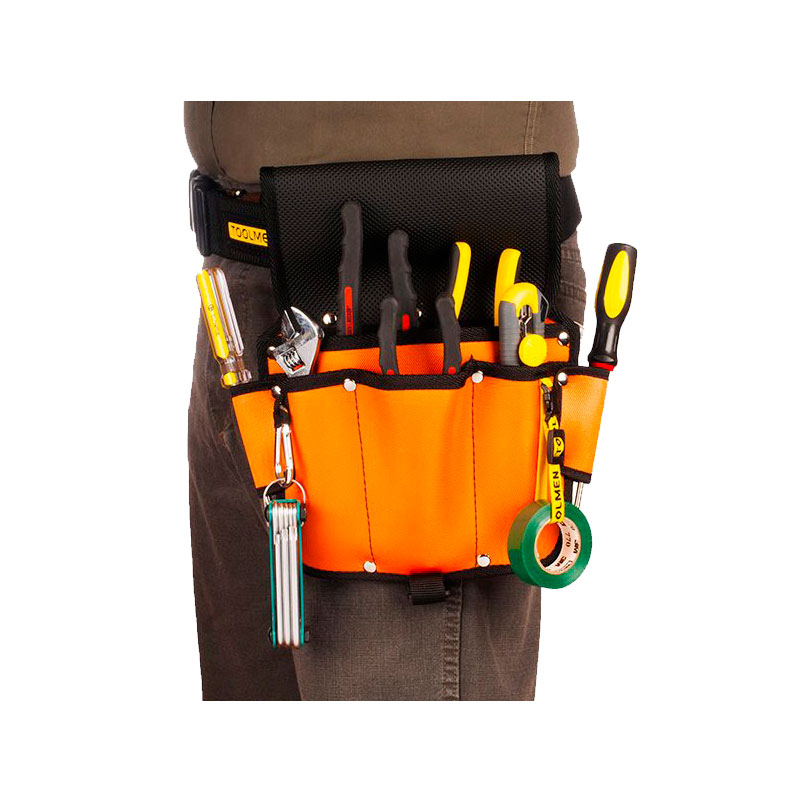 Cartuchera grande porta herramientas con tapa para cinturón T990 - Imagen 2