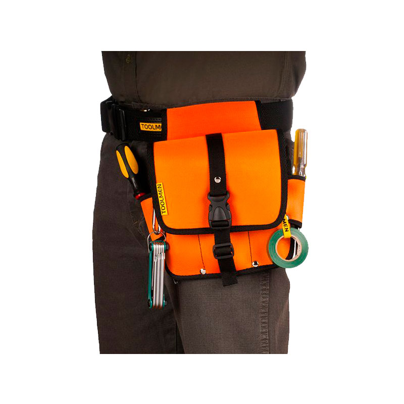 Cartuchera grande porta herramientas con tapa para cinturón T990 - Imagen 4