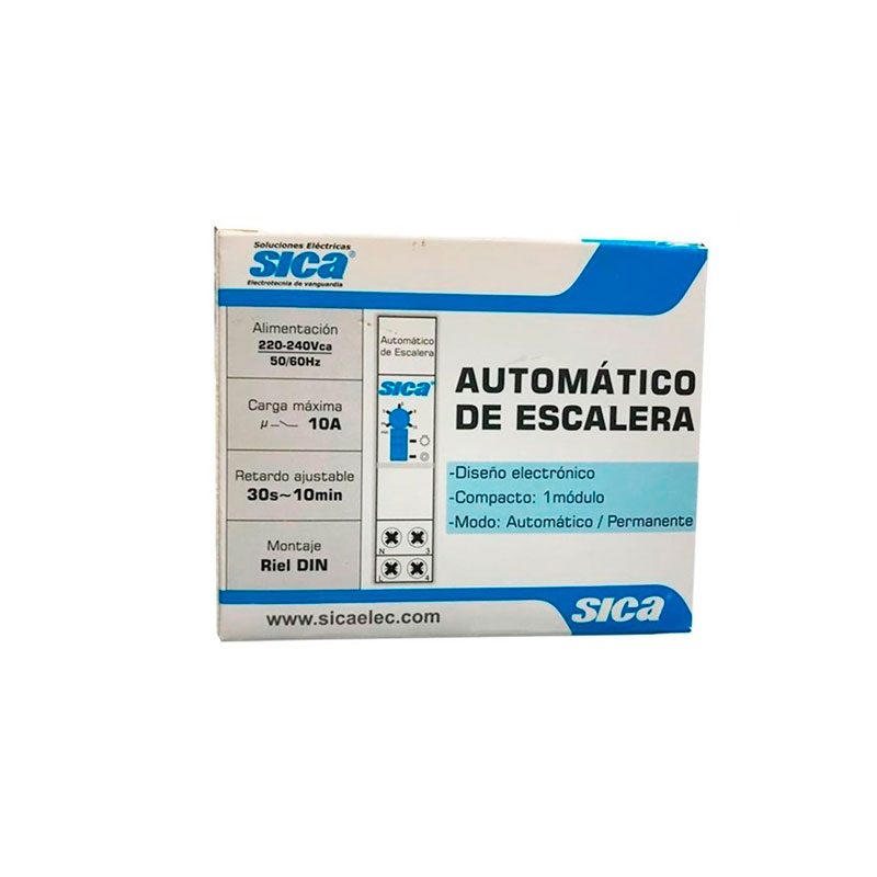 Temporizador Automático De Escalera Din - Imagen 2