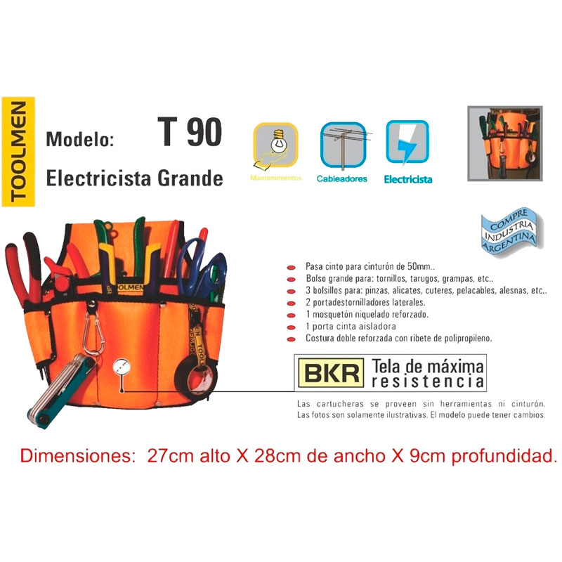 Cartuchera porta herramientas grande T90 - Imagen 6