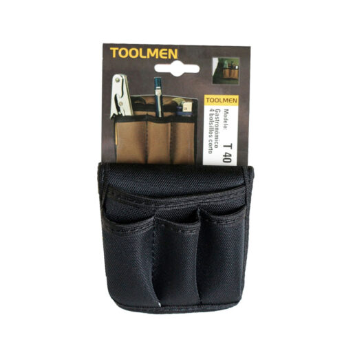 Cartuchera porta sacacorcho y comandera para mozo 4 divisiones T40