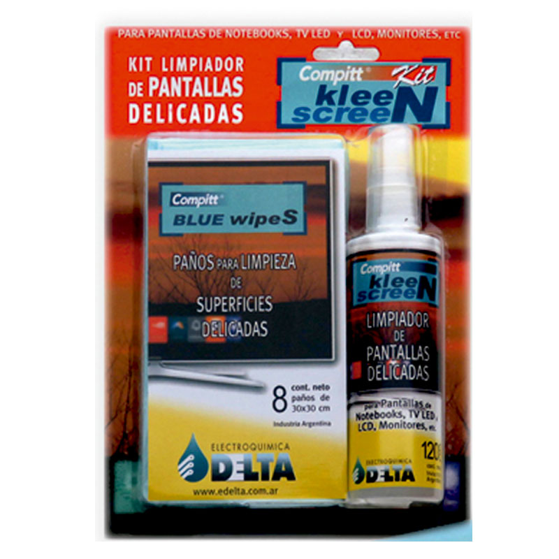 Kit de limpieza para pantallas y superficies delicadas
