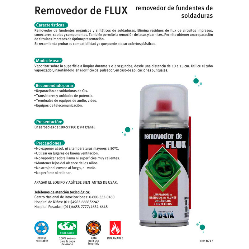 Removedor de flux en aerosol - Imagen 2