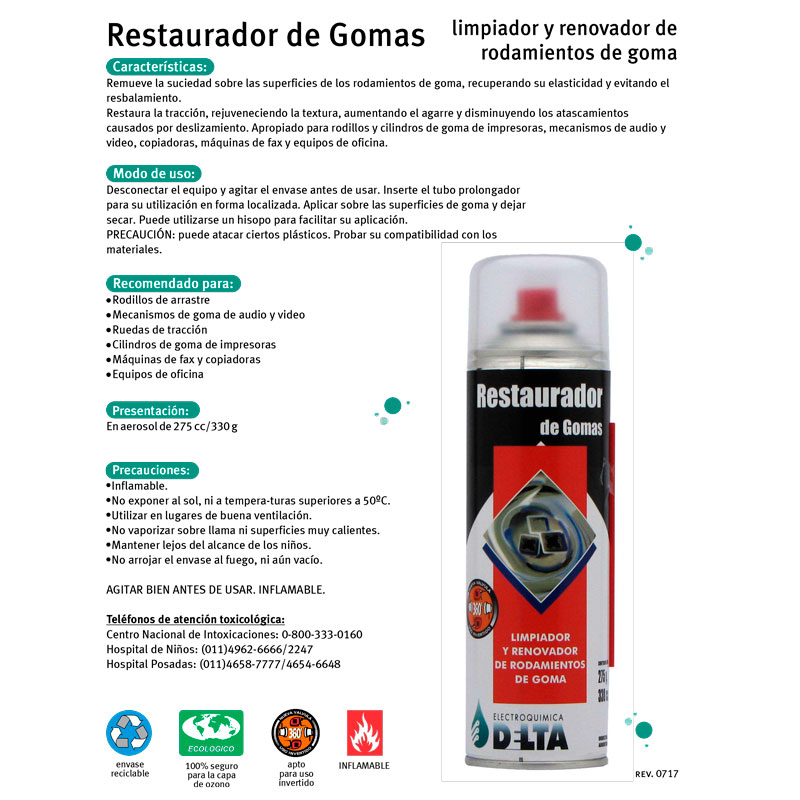 Restaurador de gomas limpieza y renovación - Imagen 2