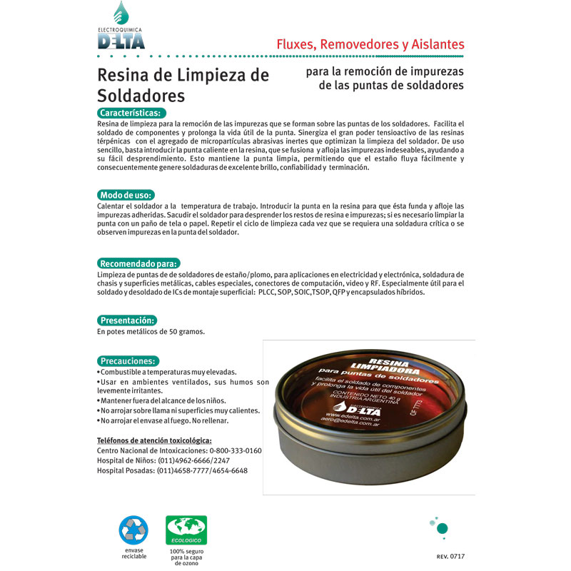 Resina de limpieza de soldadores - Imagen 2