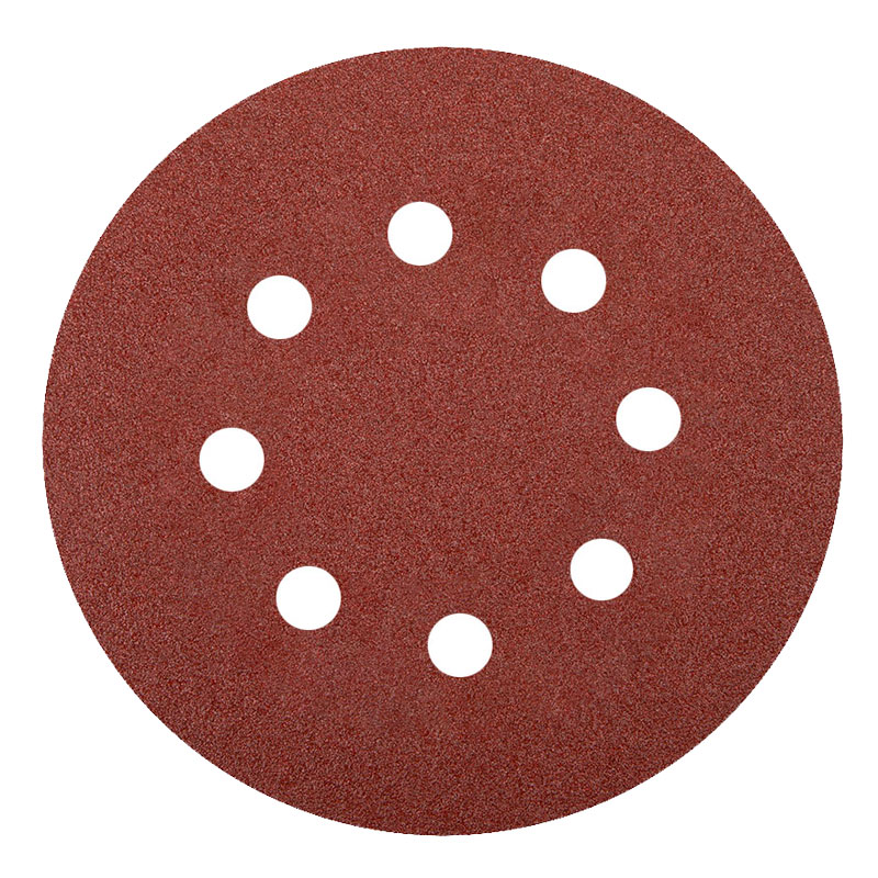 Disco de lija de velcro 125mm para lijadora roto orbital por pack