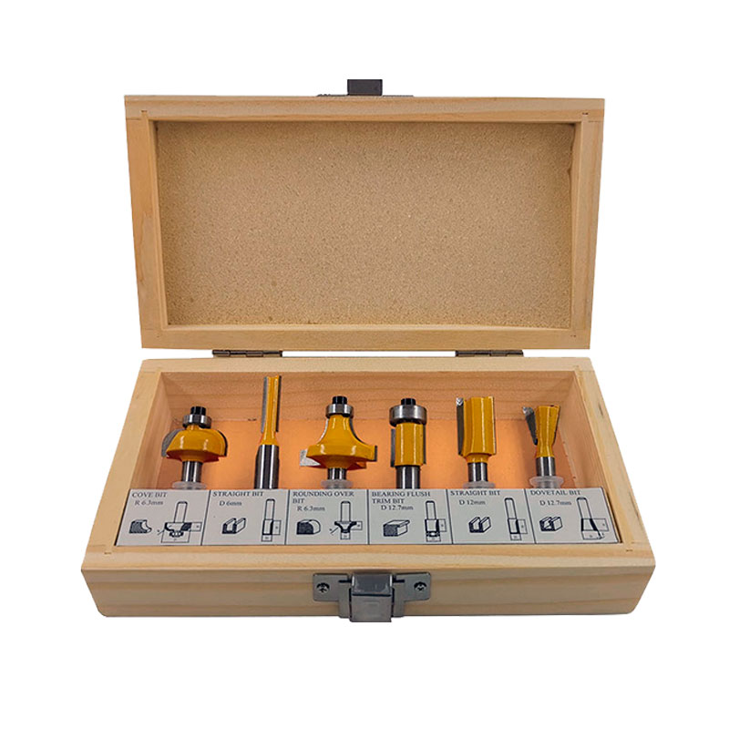 Kit 6 fresas para fresadora