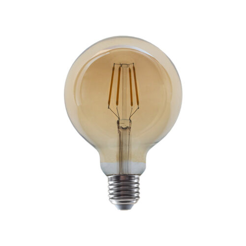 Lámpara Led Filamento Globo 4W G95 Vintage Ultra cálida