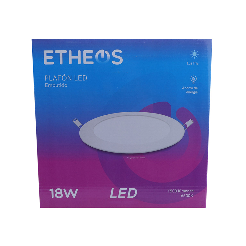 Plafón Redondo de embutir Led 18w - Imagen 5