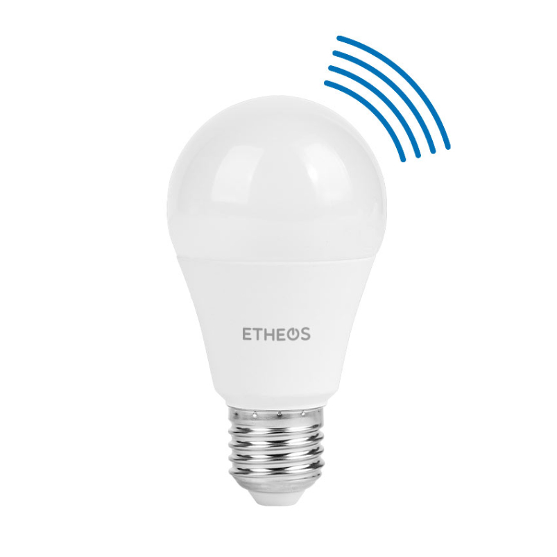 Lámpara Led con sensor de movimiento 9W Luz fría