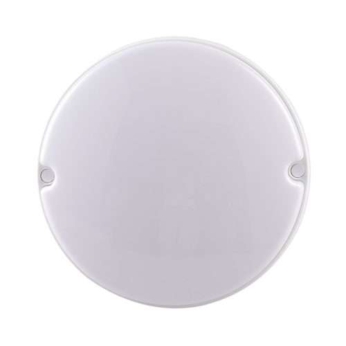 Luminaria tortuga Led 15W redonda blanca apta exterior