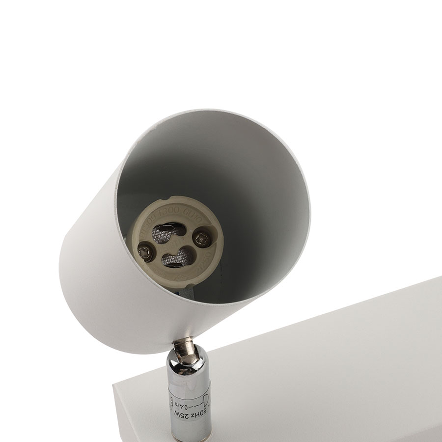 Aplique de interior blanco para 5 luces GU10 - Imagen 6