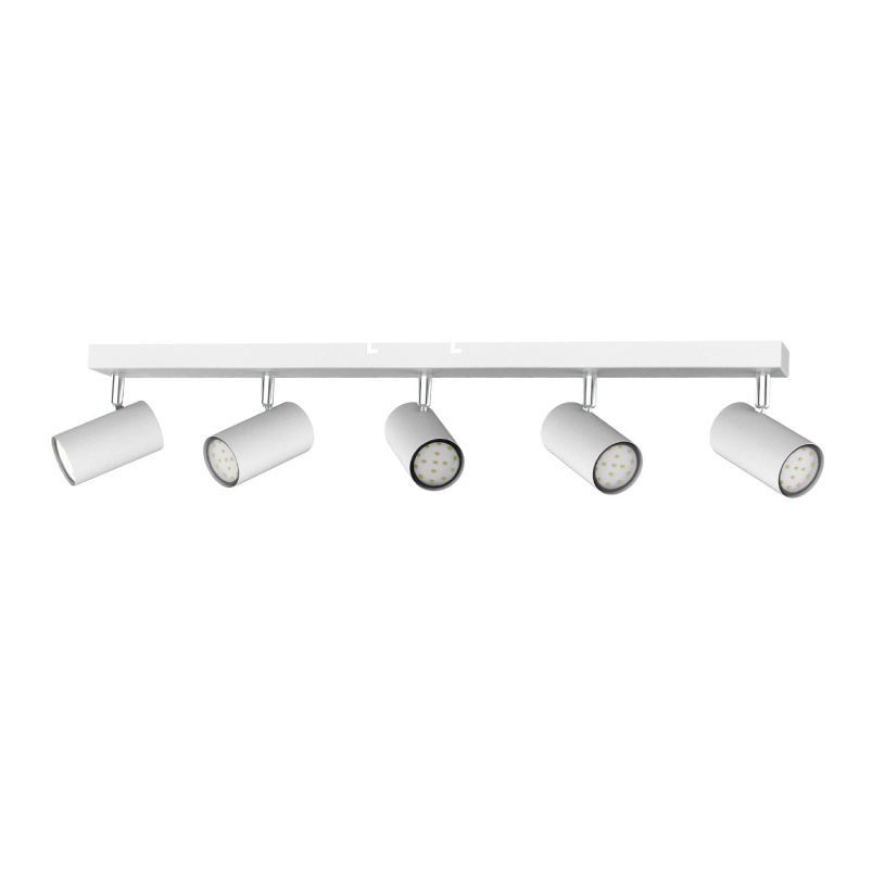 Aplique de interior blanco para 5 luces GU10