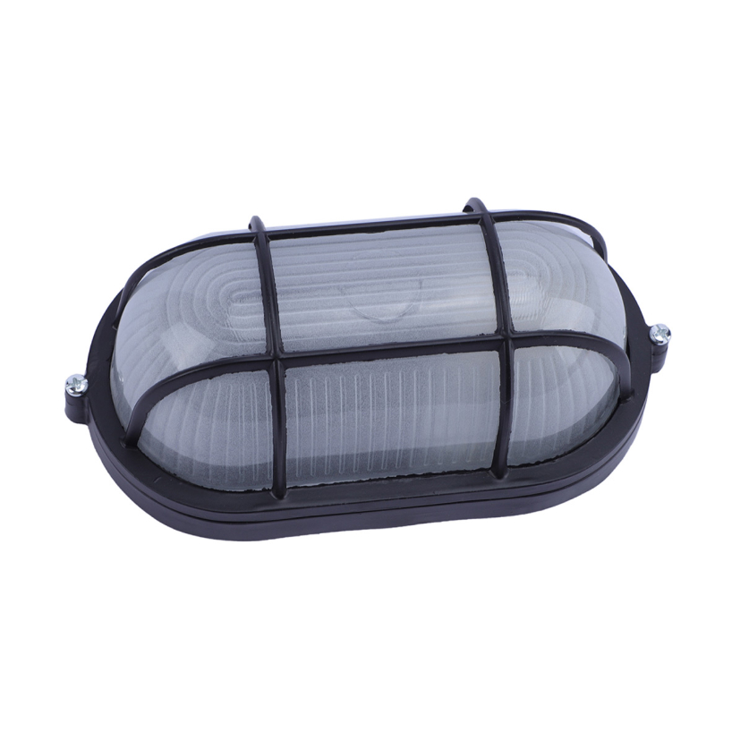 Luminaria tortuga ovalada de aluminio negra apta exterior - Imagen 2