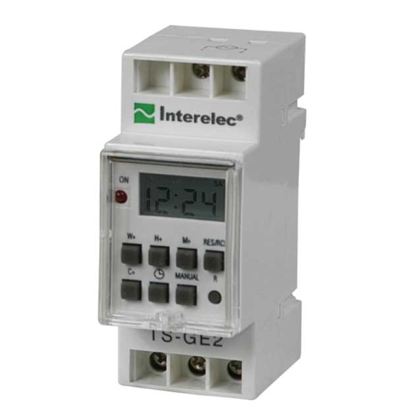 Timer temporizador digital programable para riel din