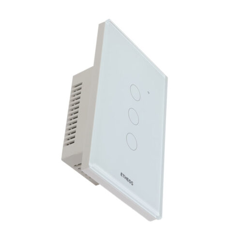 Tecla interruptor smart táctil 3 canales 10A 220V