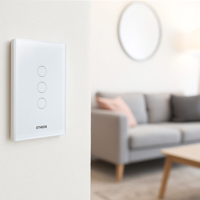 Tecla interruptor smart táctil 3 canales 10A 220V - Imagen 5