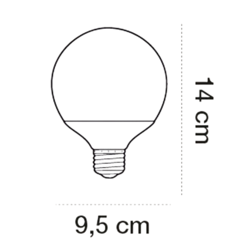 Lámpara Led Globo 15w G95 E27 - Imagen 3