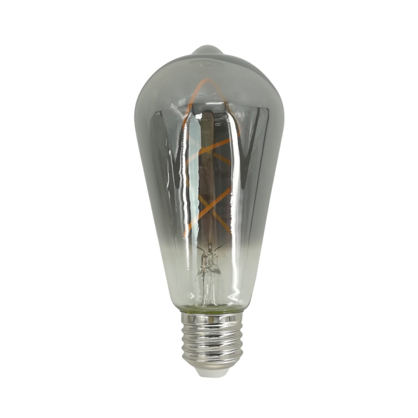 Lámpara Led Filamento Perita 4w ST64 Vintage Smoke