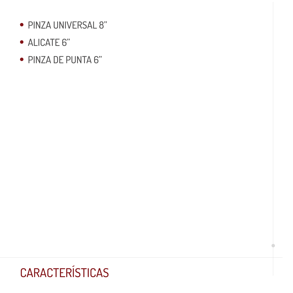 Set de pinza universal, alicate y pinza de punta - Imagen 5
