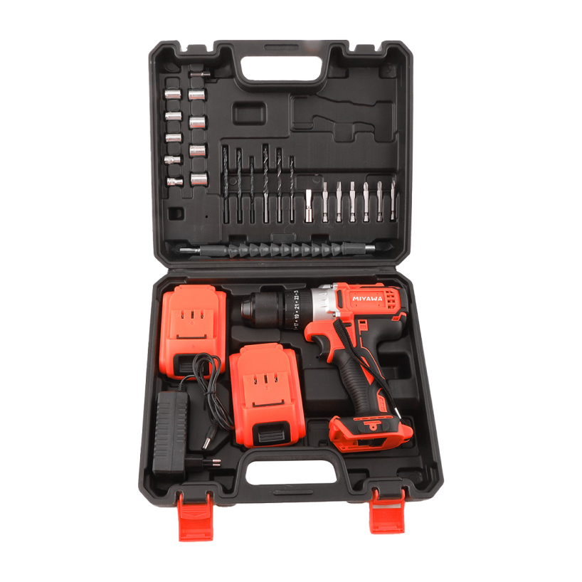 Taladro Percutor Inalámbrico 18v 13mm con 2 Baterías, maletín y accesorios - Imagen 2