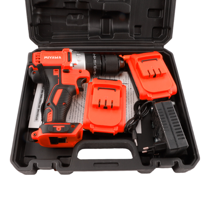 Taladro Percutor Inalámbrico 18v 13mm con 2 Baterías, maletín y accesorios - Imagen 3